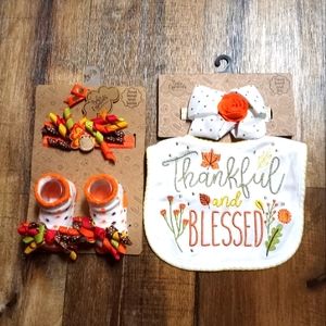 Baby Girl Sz 0-6 mths  Baby Essentials Thanksgiving Bundle
